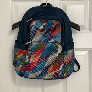 Tumi Navy and Multicolor Backpack